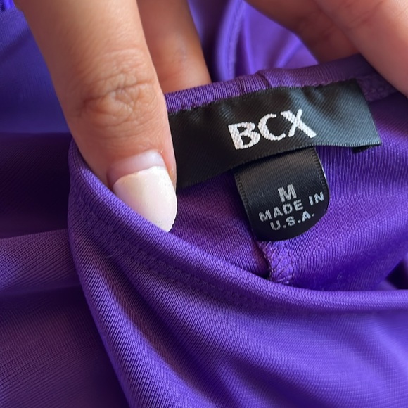 Purple Women’s Dress Backless with Sequins Flowy Size M - Picture 7 of 8